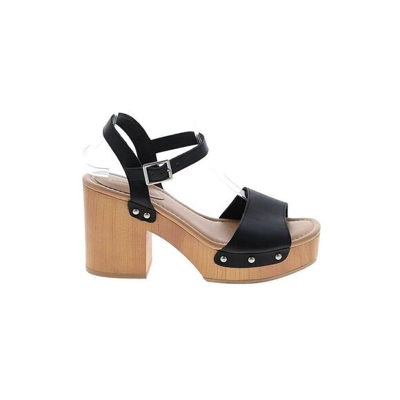 Universal Thread Chunky Wood Platform Sandals - Picture 1 of 6